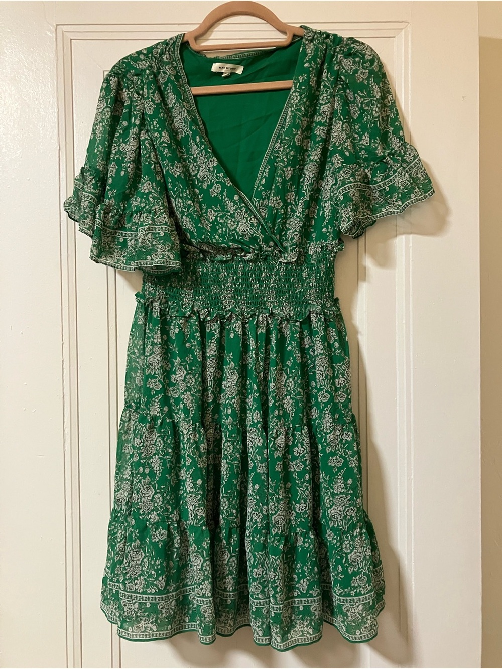 Green Floral Dress
